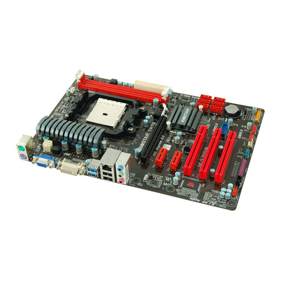 Biostar TA75 Bios Manual