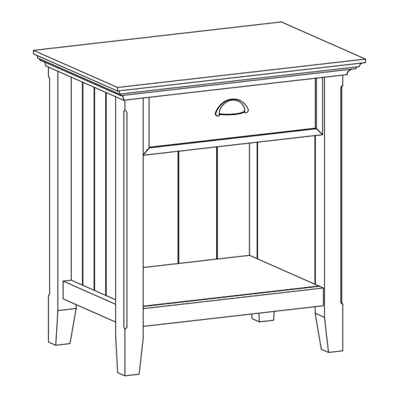 SIMPLIHOME brooklyn+max WyndenHall AXCACA-02WH Manuals