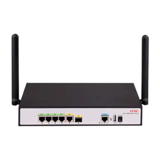 H3C MSR1000 Series Installation Manual