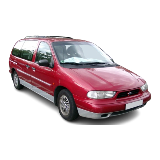 Ford 1998 Windstar Owner's Manual