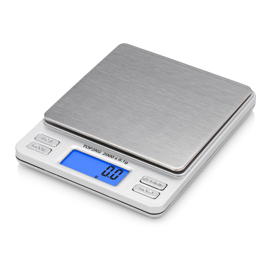 Smart Weigh top2kg Pocket Scale Manuals