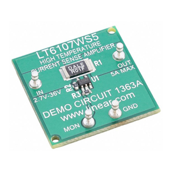 Linear Technology LT6107 Quick Start Manual