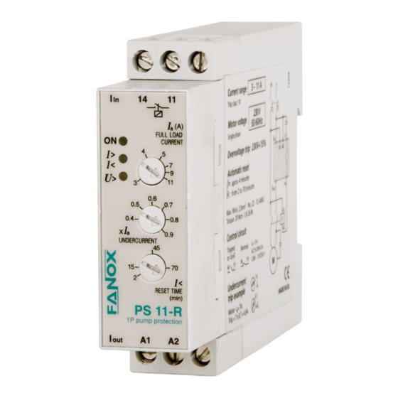 FANOX PS 11-R Quick Start Manual