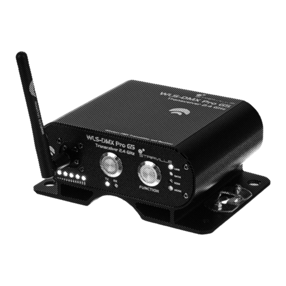 thomann Stairville WLS-DMX Pro G5 User Manual