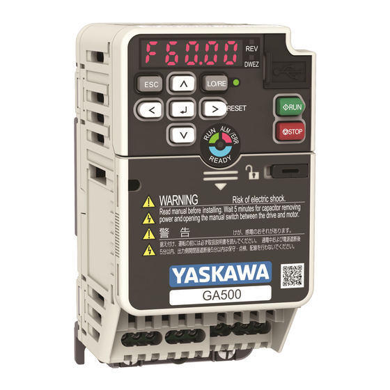 YASKAWA GA50U Series Installation & Primary Operation