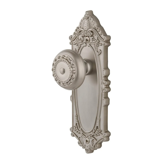 Signature Hardware VICTORIAN Installation Instructions