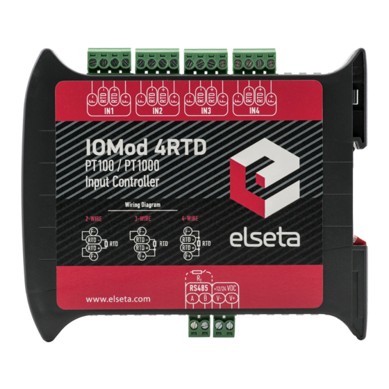 Elseta IOMOD 4RTD Manuals