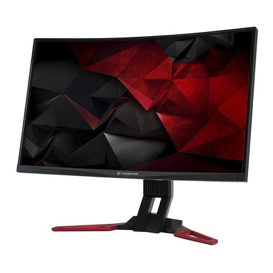 Acer Predator Z321Q Quick Manual