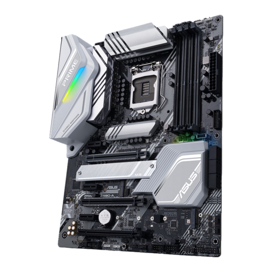 Asus PRIME Z490-A Quick Start Manual