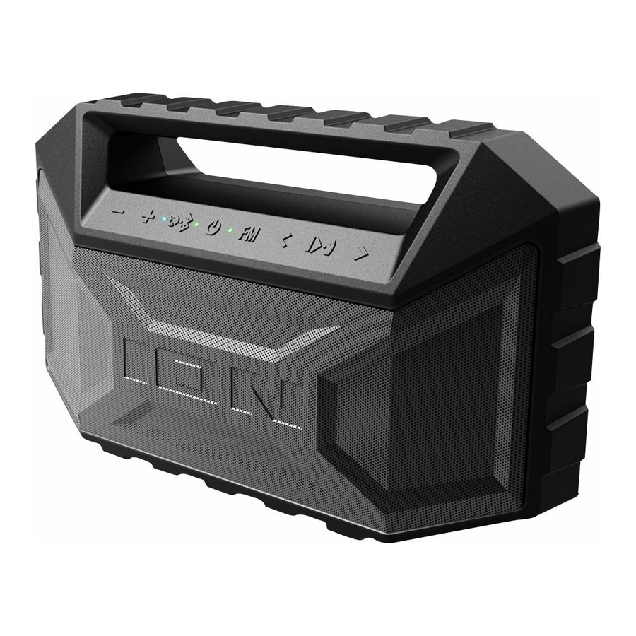 Ion Aqua Boom Max - Stereo Boombox Manual