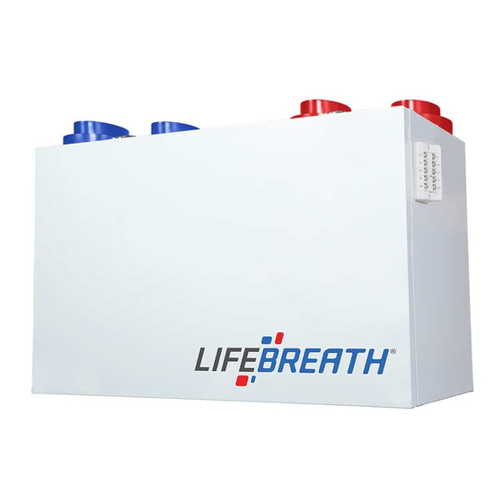 Lifebreath PURE PERFORMANCE RNC5-HEX Installation Manual