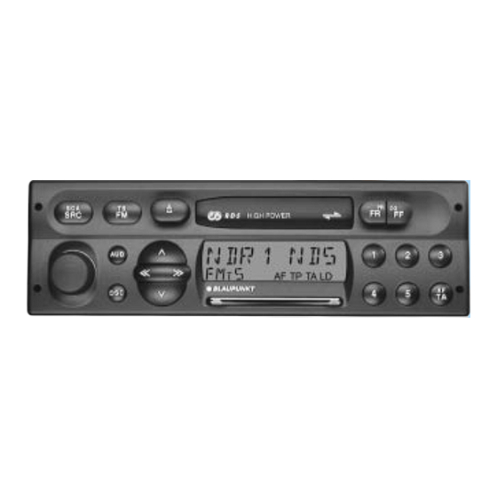 Blaupunkt San Diego DJ I Operating Instructions Manual