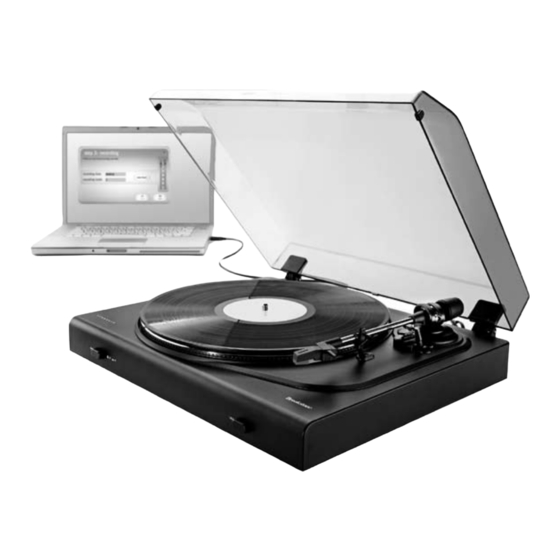 Brookstone iConvert USB Turntable Manuals