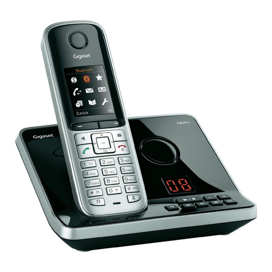 Gigaset S810 User Manual