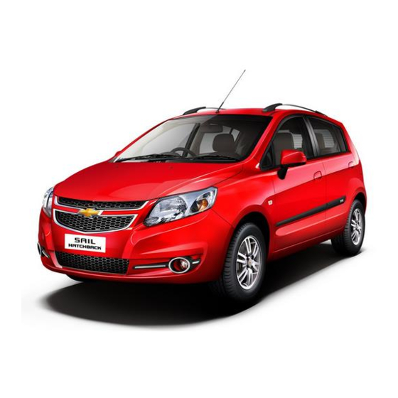 Chevrolet Sail Hatchback Diesel Owner's Manual