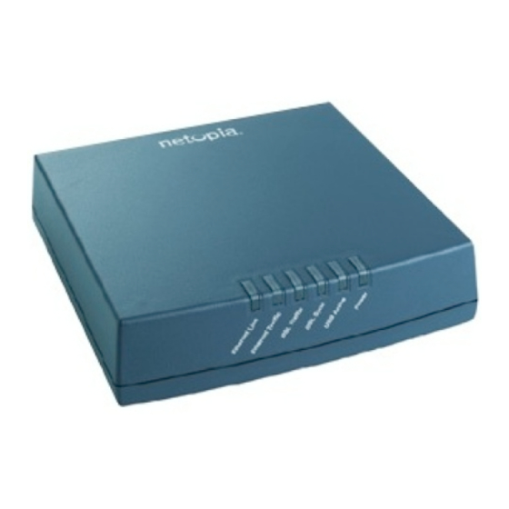 Netopia Cayman 3386-ENT Quick Start Manual