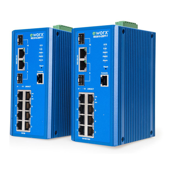 Advantech eWorx SE500 Manuals