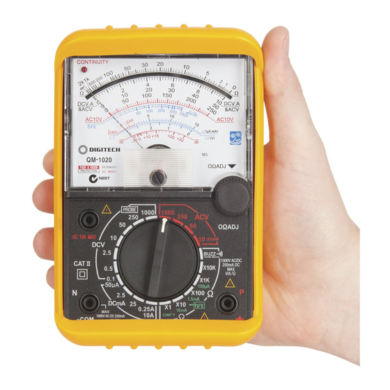 protech QM1020 User Manual