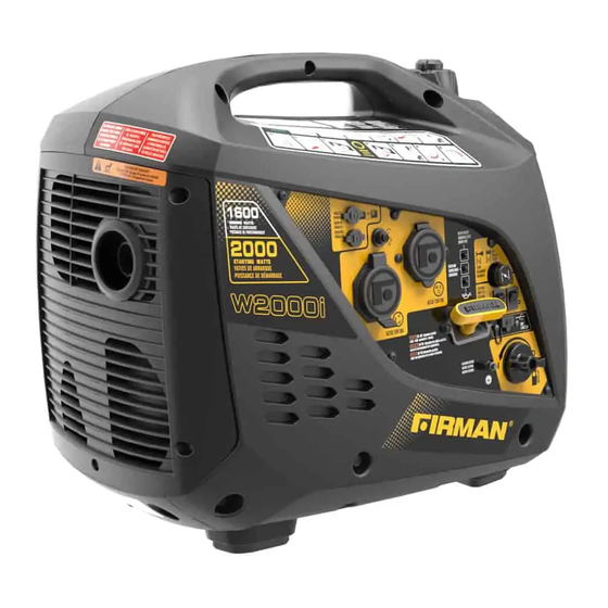 Firman W01682 Operator's Manual