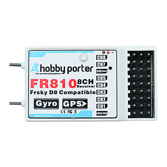 Hobby Porter FR610 Manual