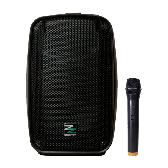 User Manuals: Zipp ZZPB108 Professional Active Speaker