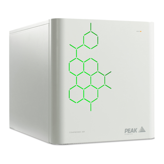 Peak Scientific Zero Air Directions For Use Manual