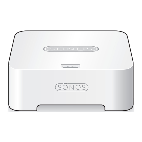 Sonos ZoneBridge Setup Manual