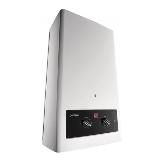 Gorenje GWH NNBWC Series User Manual And Installation Instructions