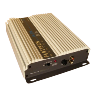 Power Acoustik PLATINUM A-75 Quick Start Manual
