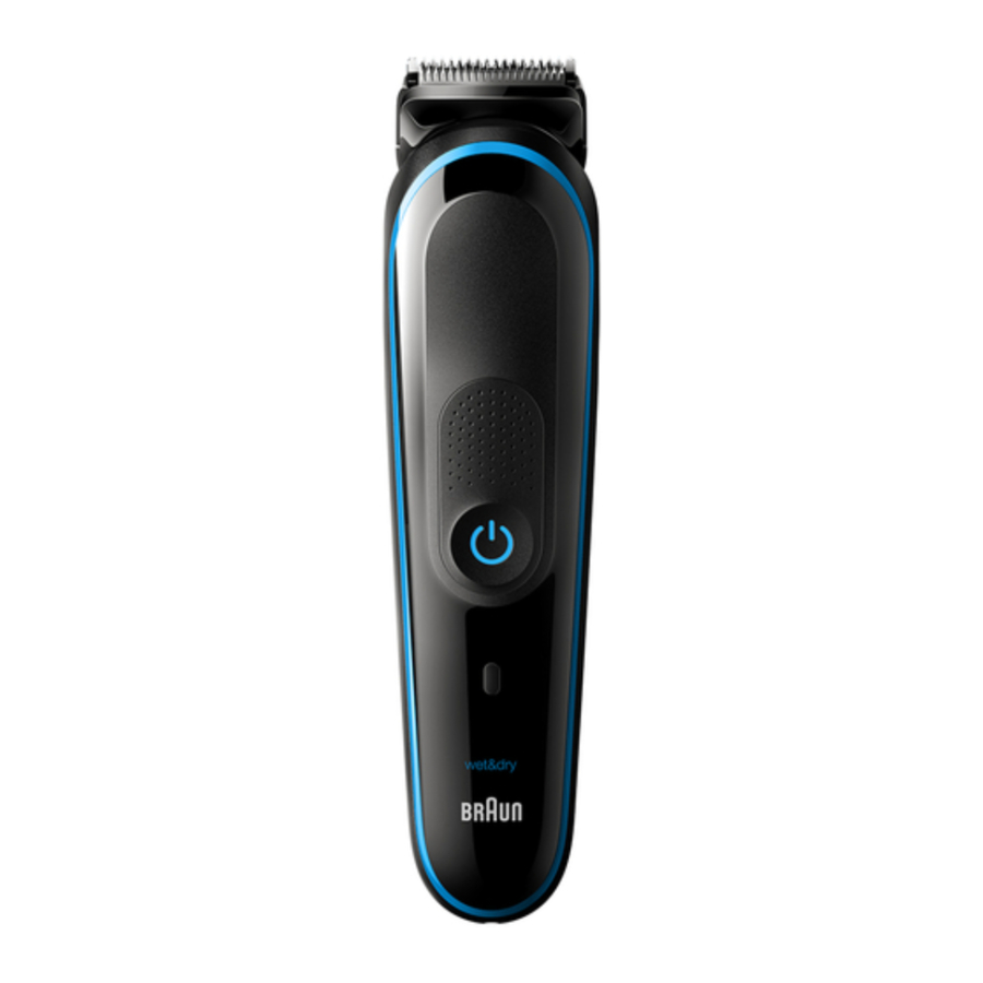 Braun 5807, 5805 - Hair Grooming Kit Manual