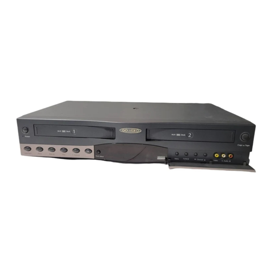 GoVideo DDV9556 Dual Deck Hi-Fi VCR 