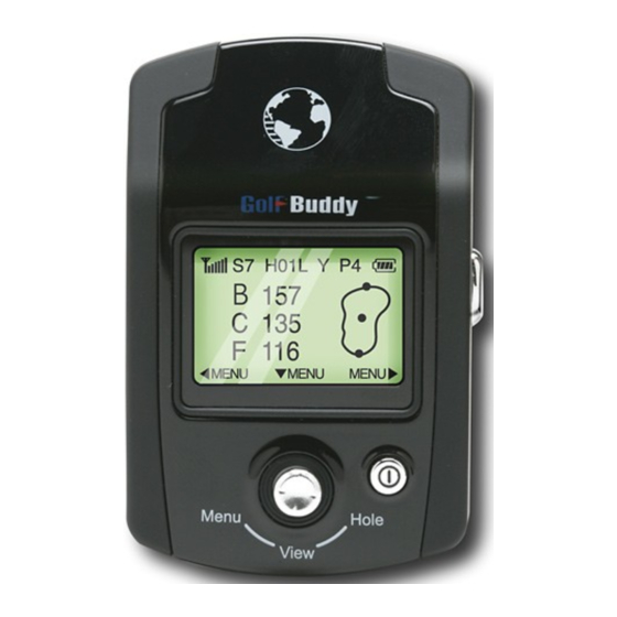 GOLF BUDDY GOLFBUDDY PLUS GPS SUPPLEMENTARY MANUAL ManualsLib