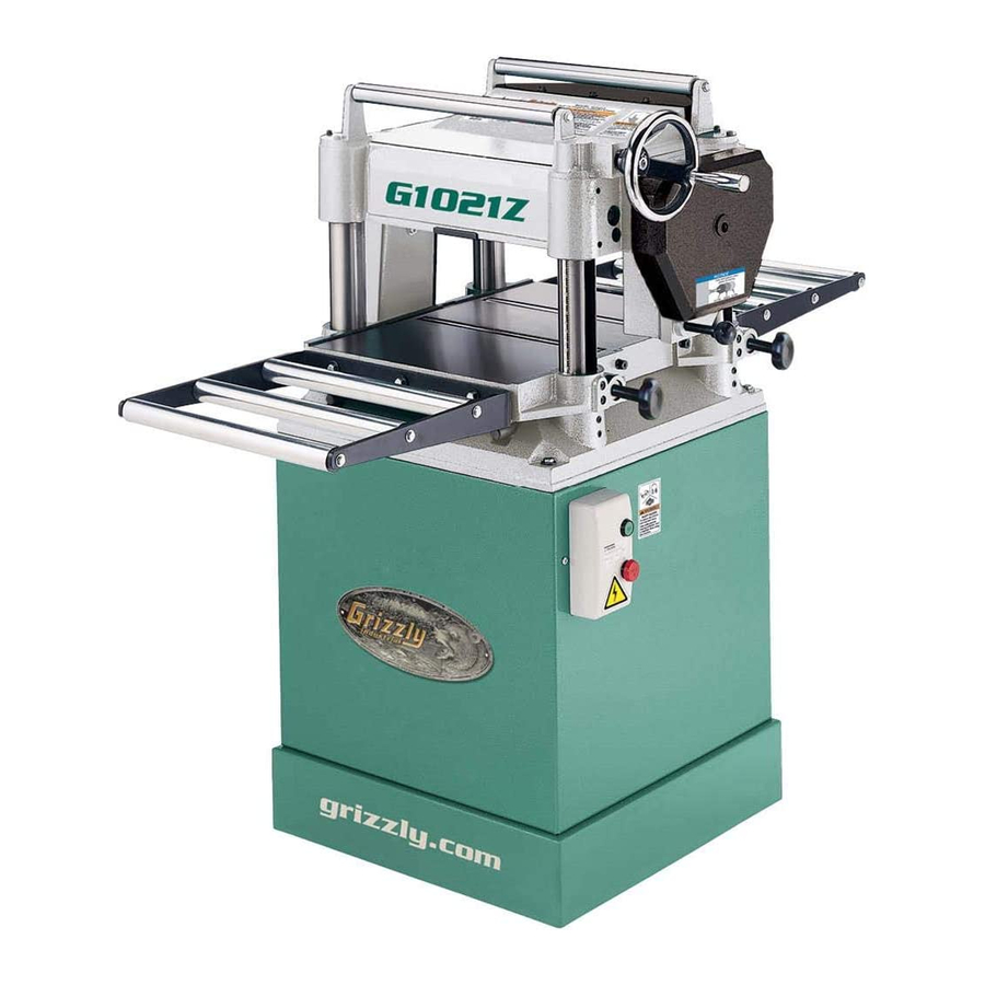 GRIZZLY G1021Z PLANER PARTS LIST ManualsLib