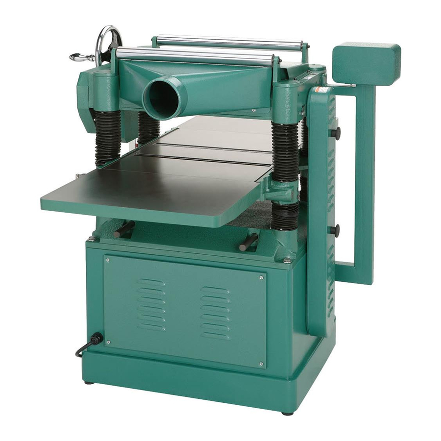 GRIZZLY G1033X PLANER PARTS LIST ManualsLib