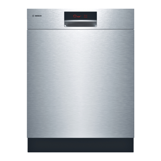 leveling a bosch dishwasher