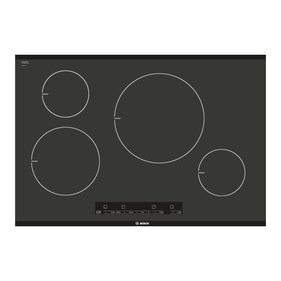 BOSCH NIT3065UC COOKTOP USE AND CARE MANUAL ManualsLib