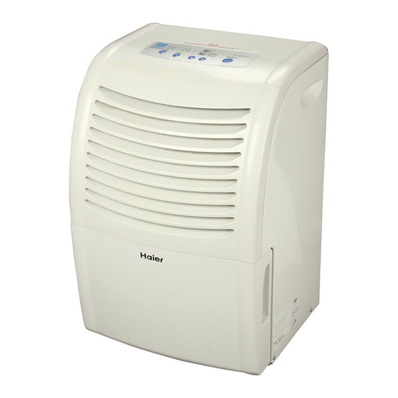 HAIER DM30A DEHUMIDIFIER USE AND CARE MANUAL ManualsLib