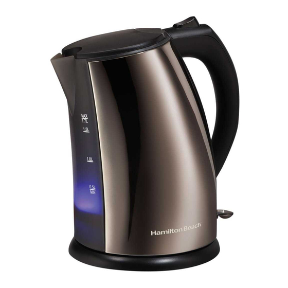 HAMILTON BEACH 45311 KETTLE USER MANUAL ManualsLib