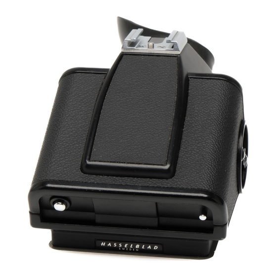 HASSELBLAD METER PRISM FINDER PME USER MANUAL Pdf Download