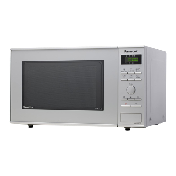 Panasonic NN-GD371S Operating Instruction And Cook Book