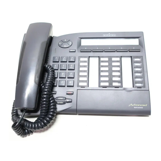 Alcatel Advaced Reflexes Manual
