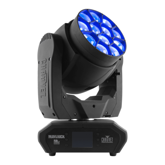 Chauvet Professional MAVERICK MK2 WASH Quick Reference Manual