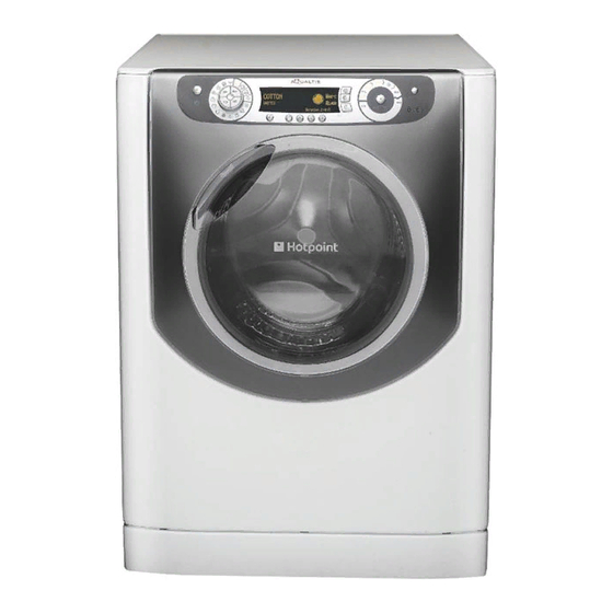 Hotpoint Aqualtis Aqgmd 149 Instruction Booklet Pdf Download Manualslib