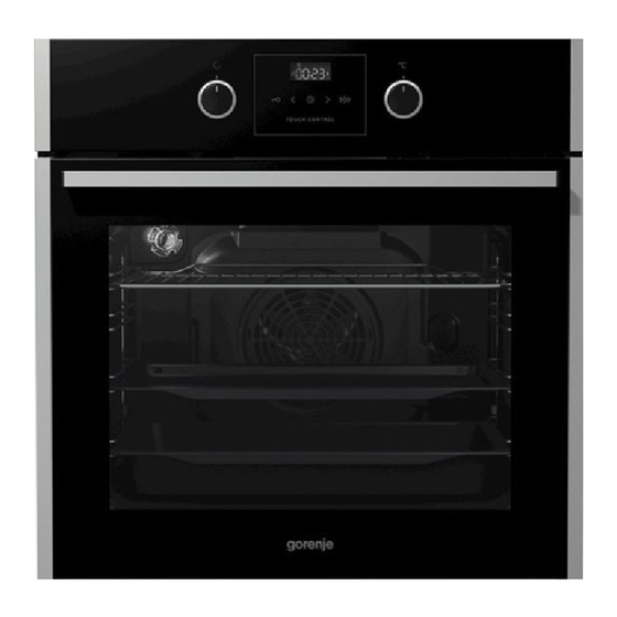 GORENJE BO637E13XG DETAILED INSTRUCTIONS FOR USE Pdf Download ManualsLib