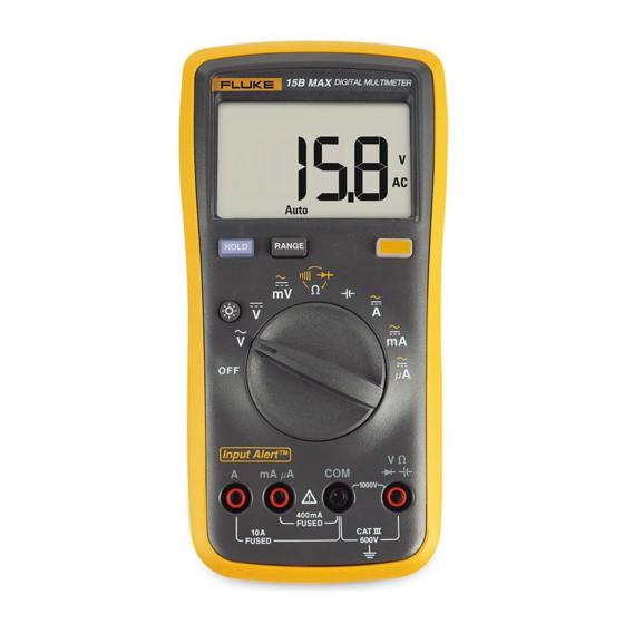 FLUKE 15B MAX CALIBRATION MANUAL Pdf Download | ManualsLib