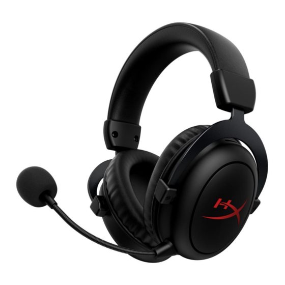 HyperX Cloud Core Wireless Manual