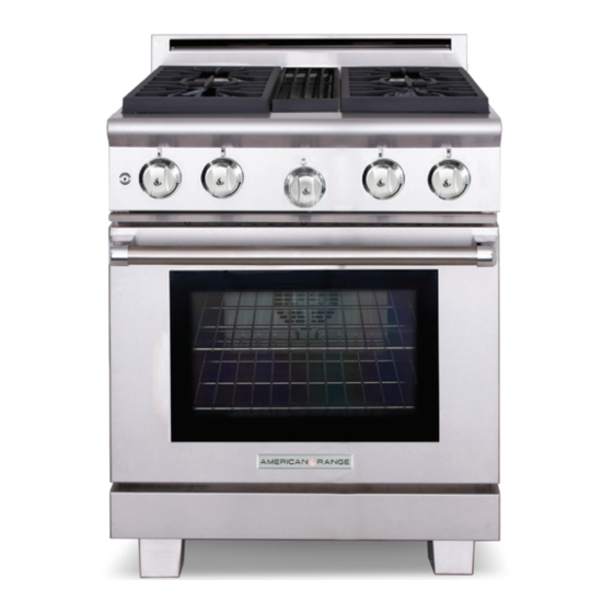 American Range CUISINE ARR-503 Installation Manual Use & Maintenance