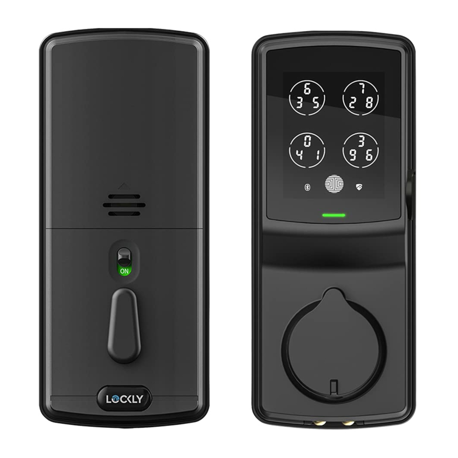 Lockly SECURE PRO, PGD728W - Fingerprint Deadbolt Manual