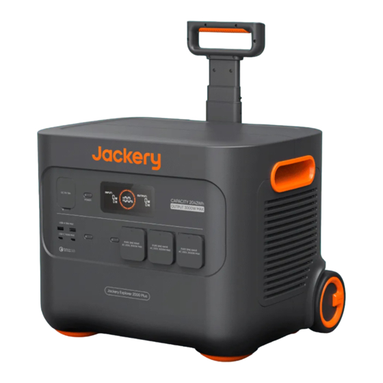 Jackery Explorer 2000 Plus User Manual