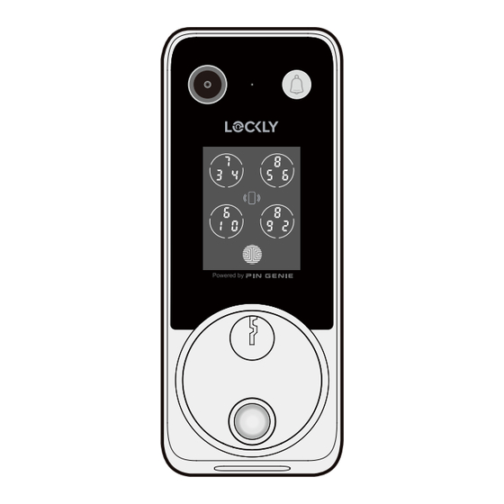 Lockly Zeno VISION PGK798HK Installation Manual